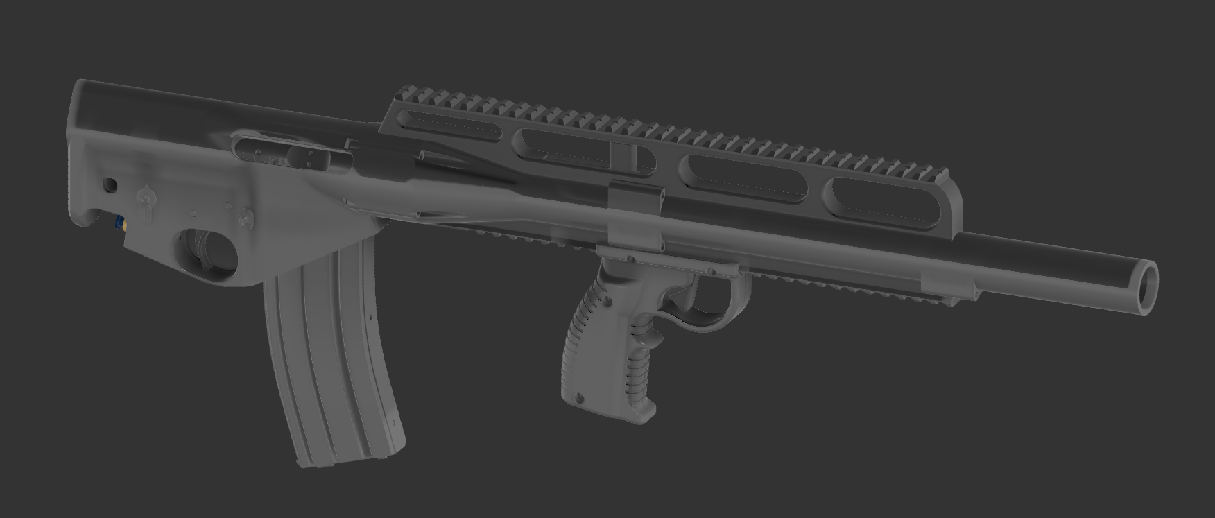 Bullpup chassis layout