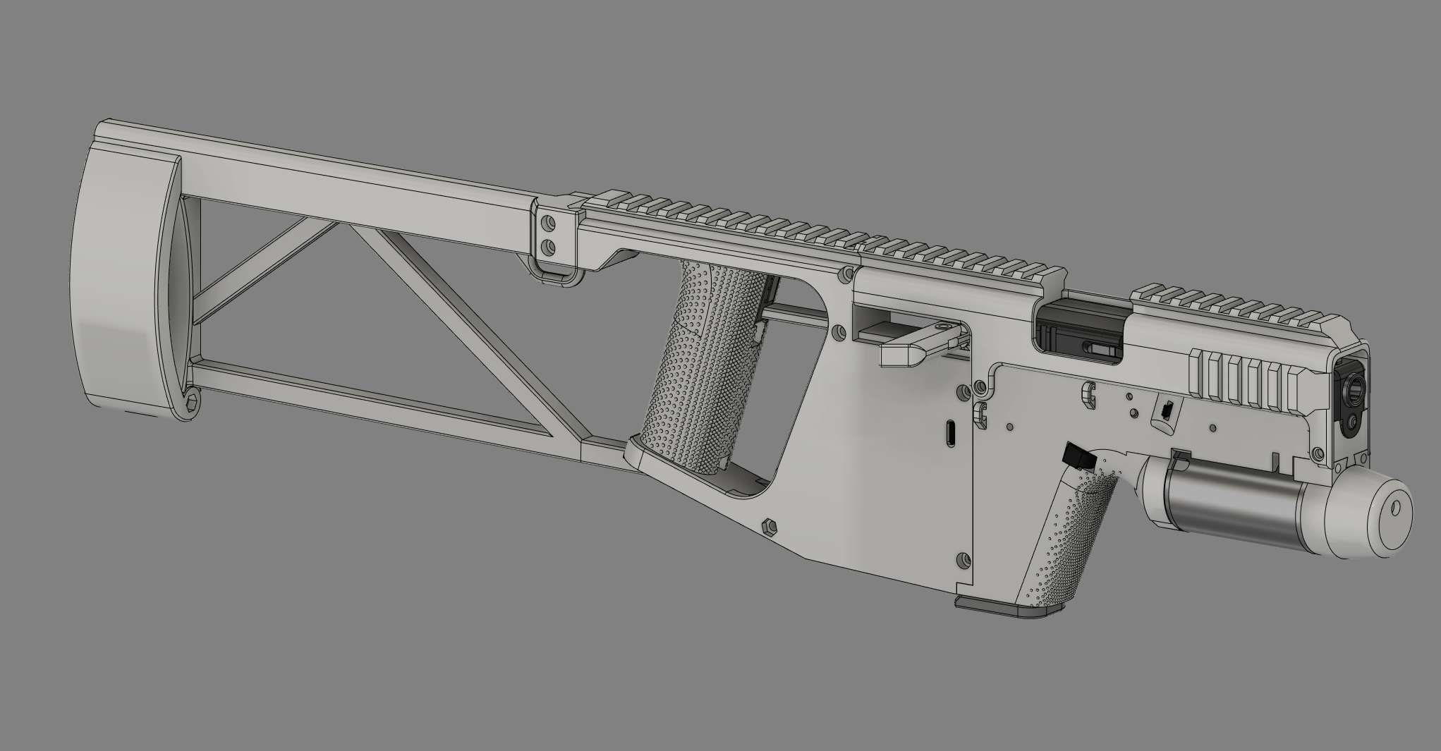 The Glocktor, a Glock carbine conversion
