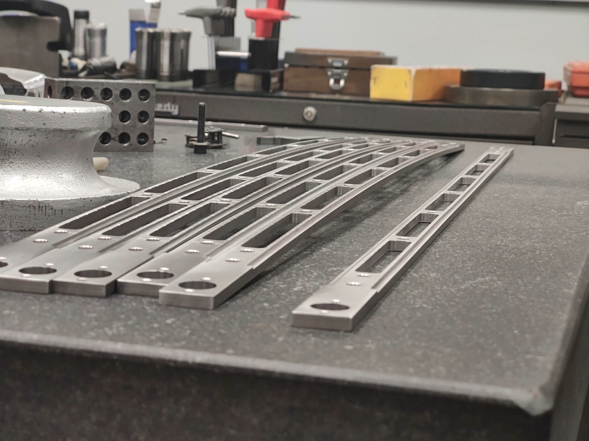 Long stainless steel parts